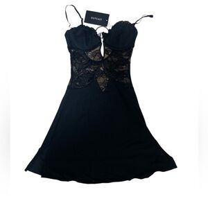 Outcast Black Lace Chemise
